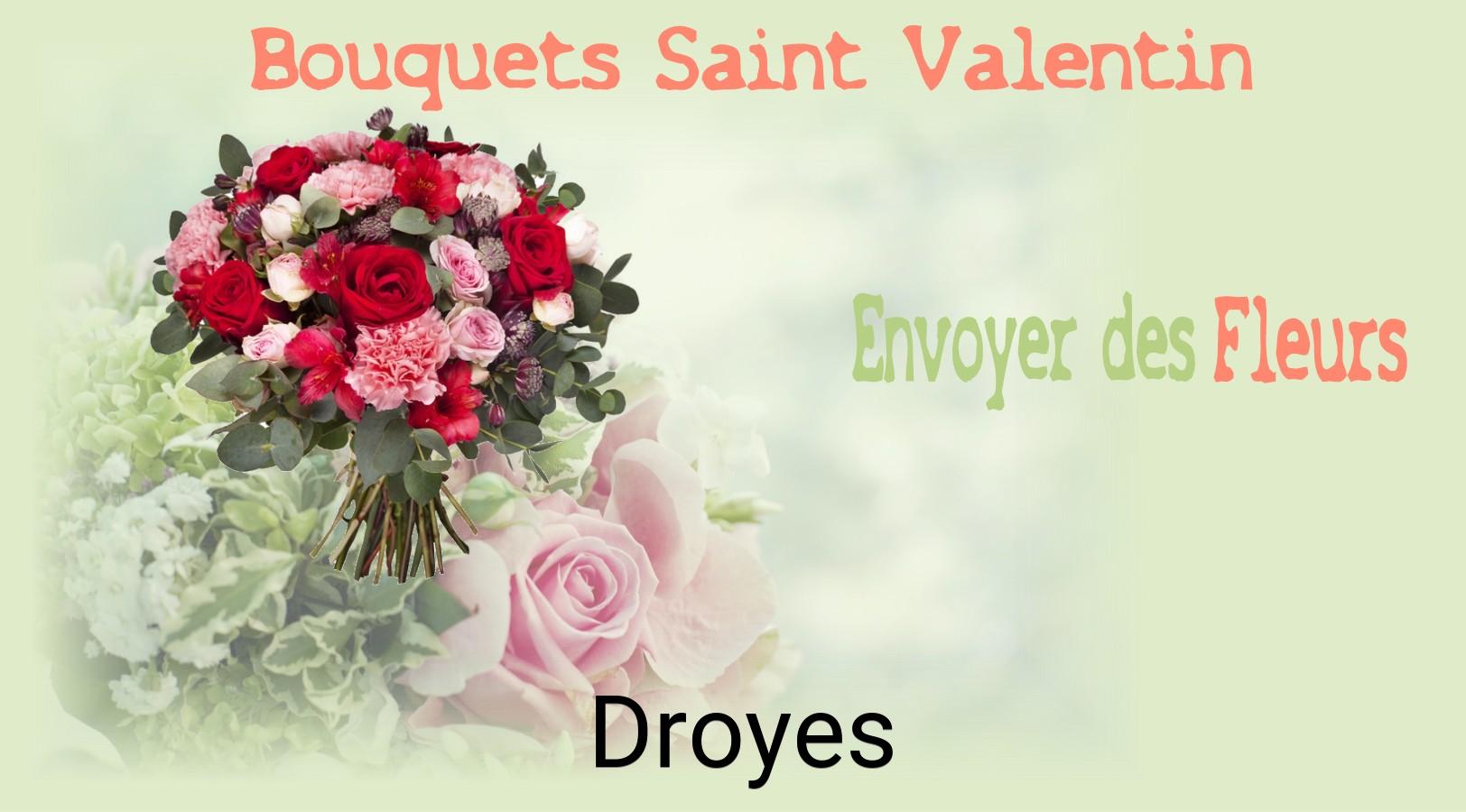 Roses de Saint-Valentin livrées à Droyes